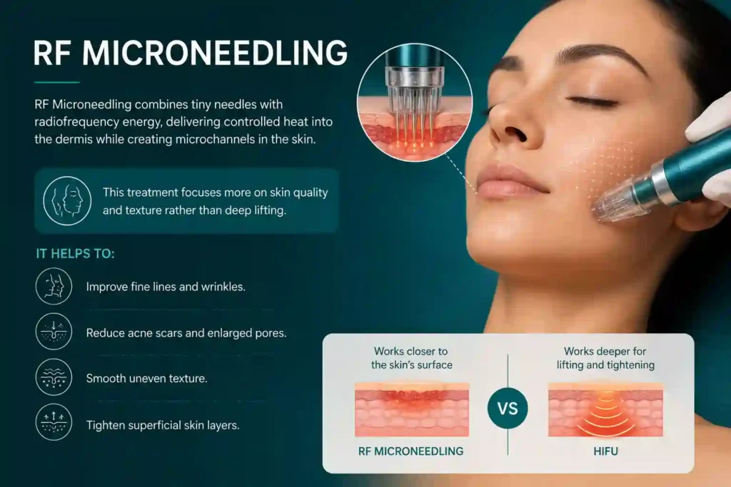 What Does RF Microneedling Do That HIFU Alone Cannot Marlow